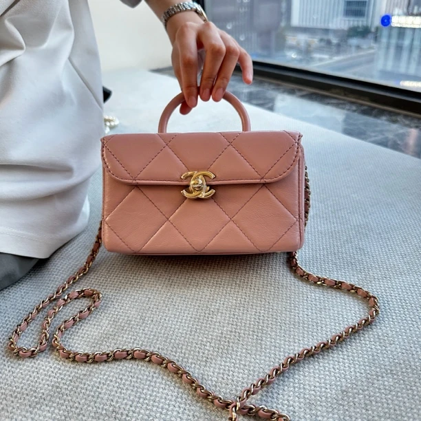 95新 Chanel/香奈儿 苏州包展/手柄盒子医生包/成色直播间为准