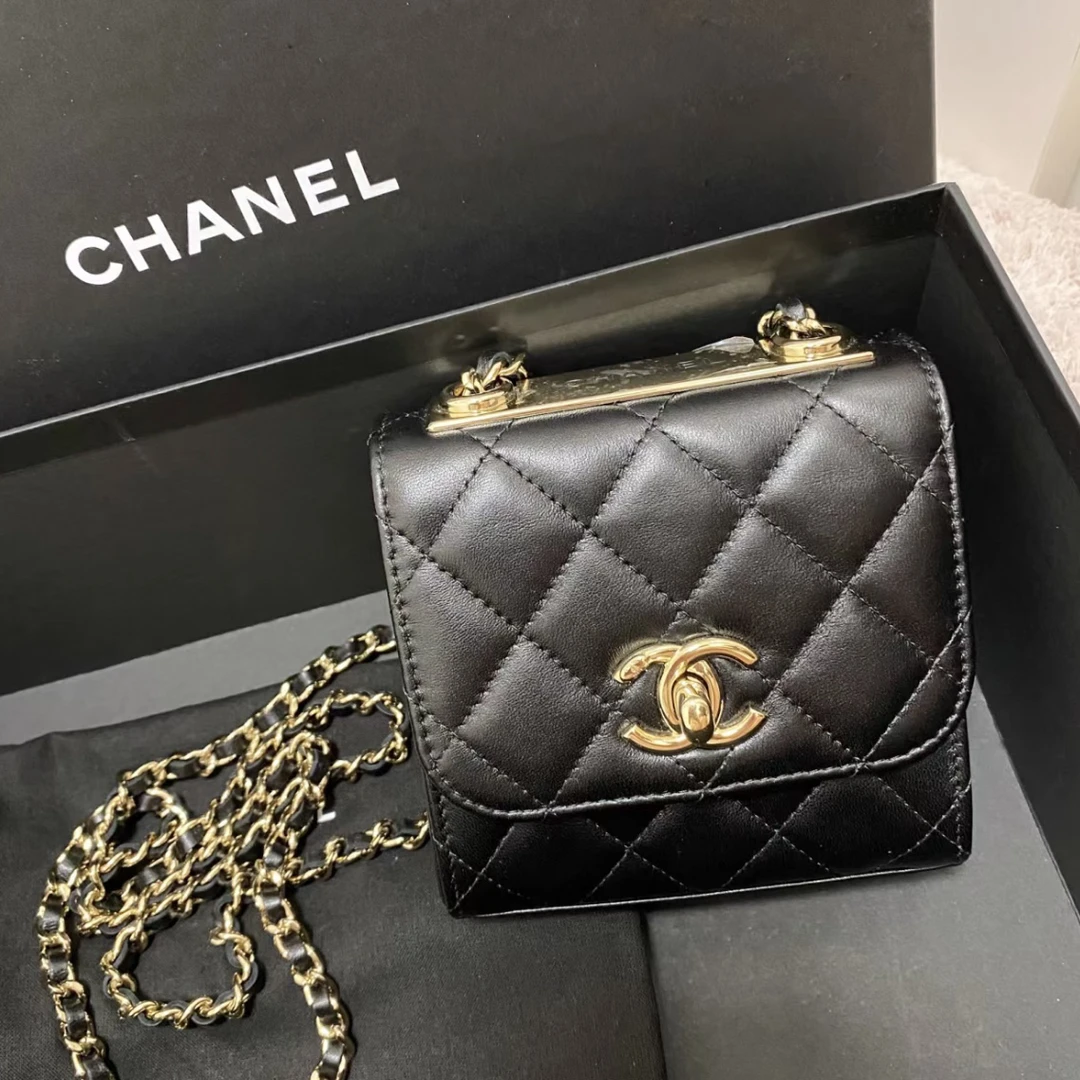 95新 Chanel/香奈儿 98新 奢总管/trendycc小废包/芯片