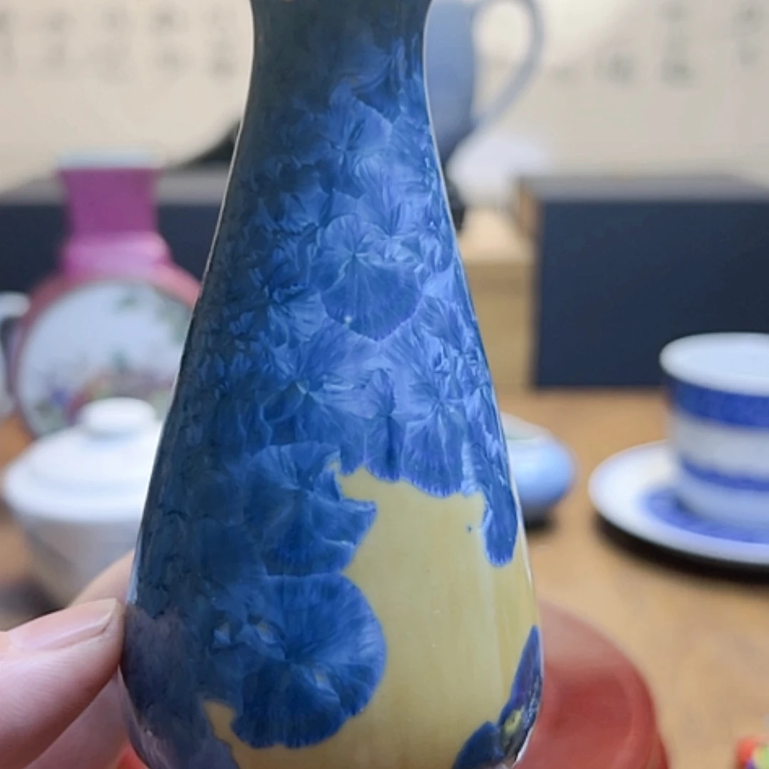 【闪购商品】陶瓷茶壶,天青堆白地*线