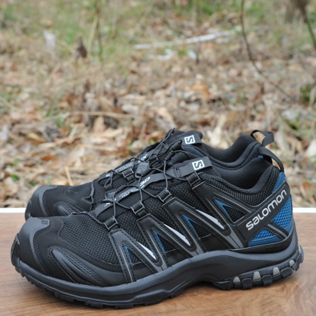 SALOMON/萨洛蒙XA PRO 3D防滑耐磨低帮户外鞋男女同款 黑蓝475423