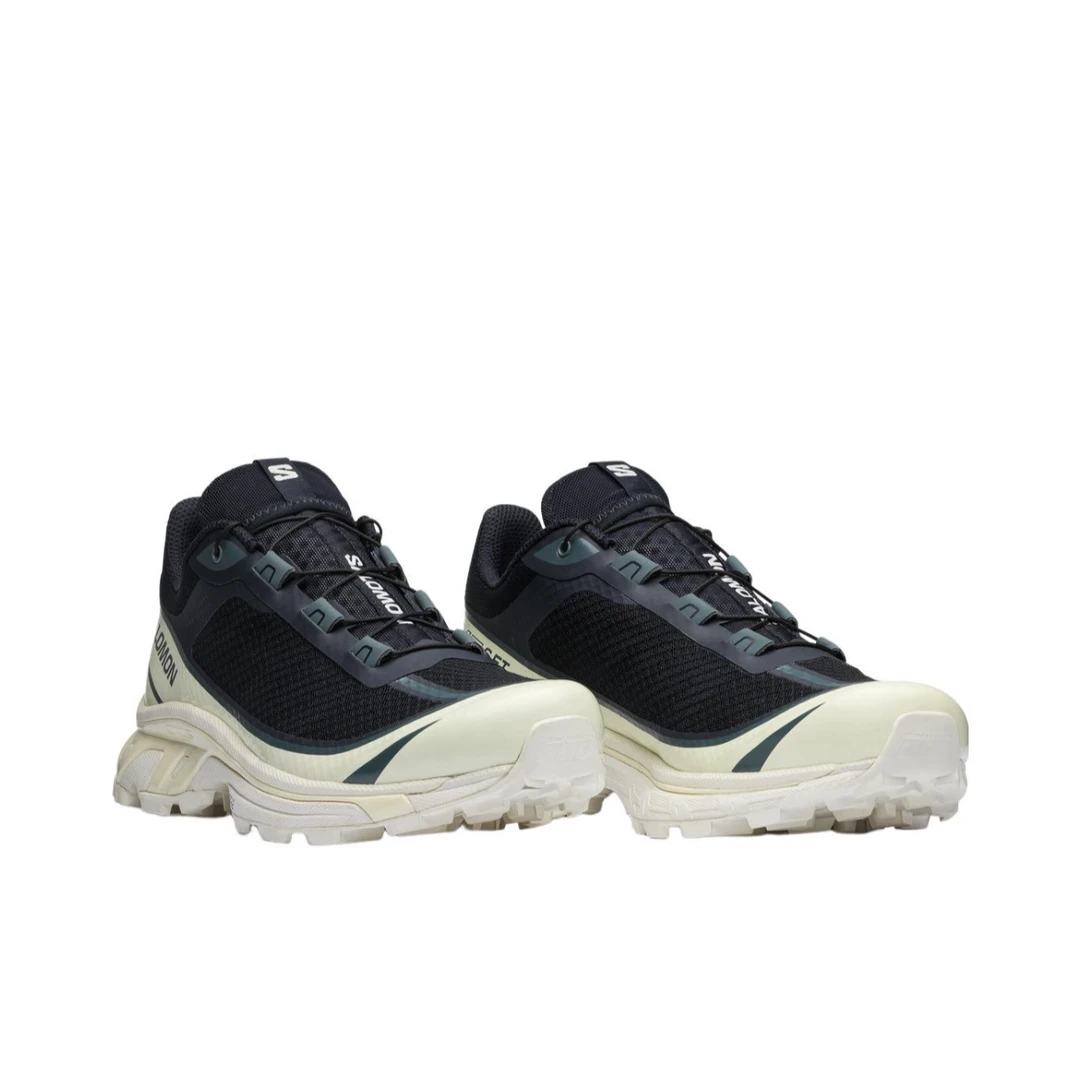 SALOMON萨洛蒙 XT-6FT 舒适耐磨透气 低帮 休困跑 步鞋 男款 黑白