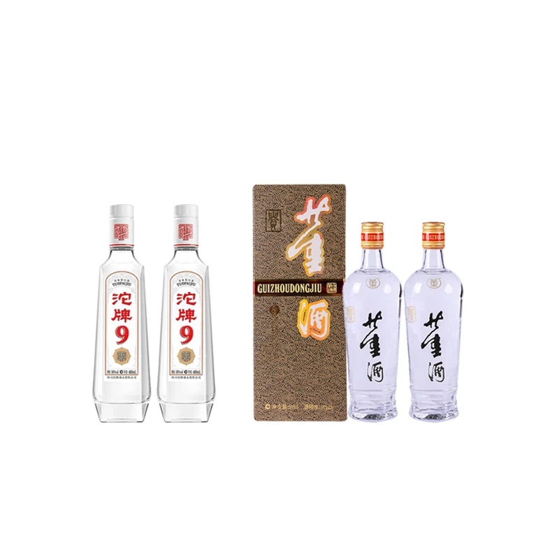 舍得沱牌酒浓香型50度480ml*2瓶+老贵董54度董香型500ml*2瓶【ZB】