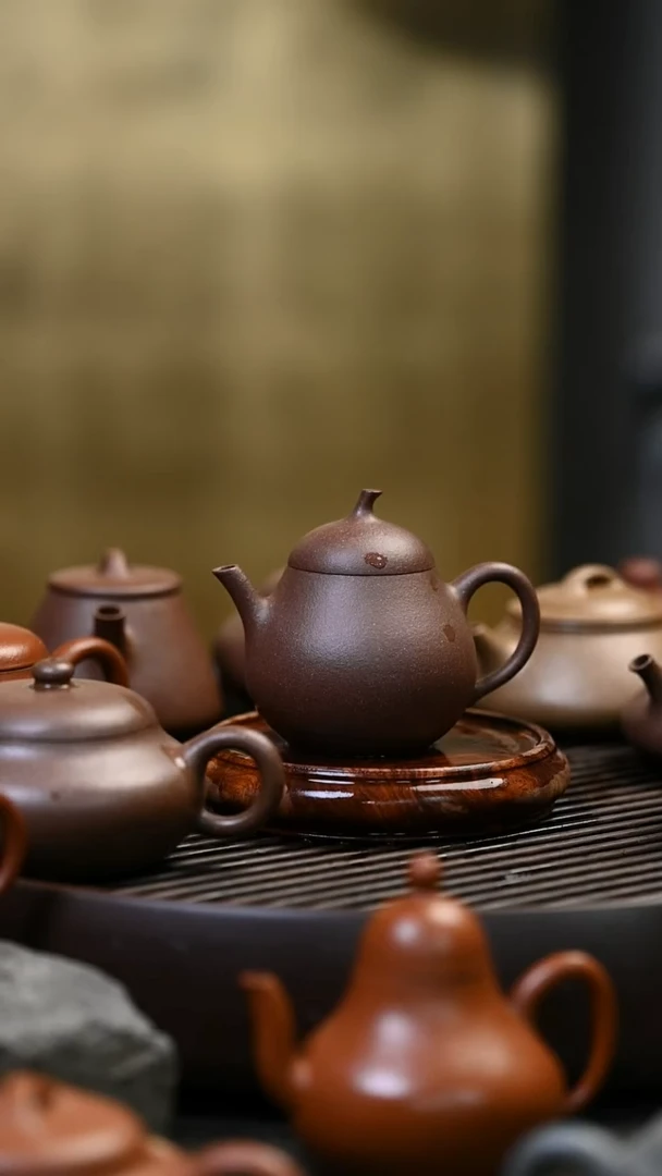 【闪购商品】紫砂茶壶茄瓜 120cc