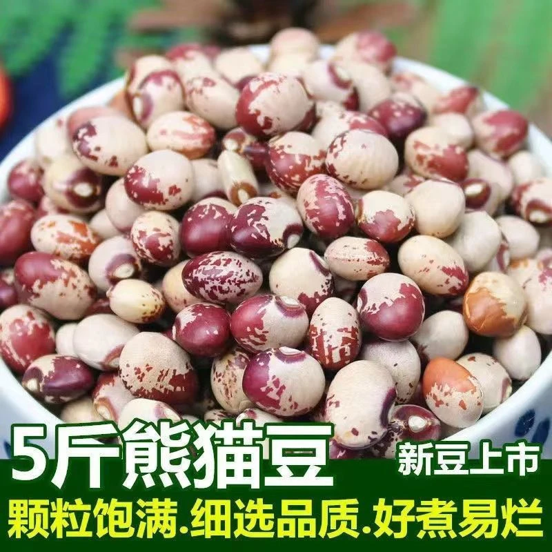 新货 熊猫豆 云南农家自产新鲜饭豆 花豆批发新豆 特价