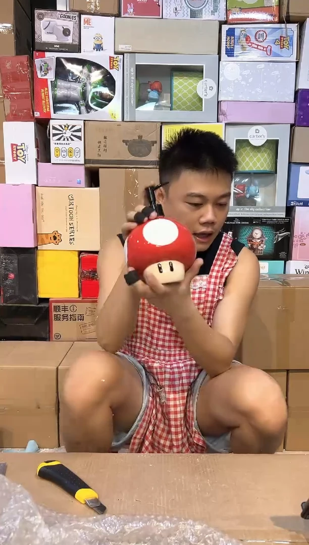 【闪购商品】杯蘑菇按压瓶 陶瓷材质