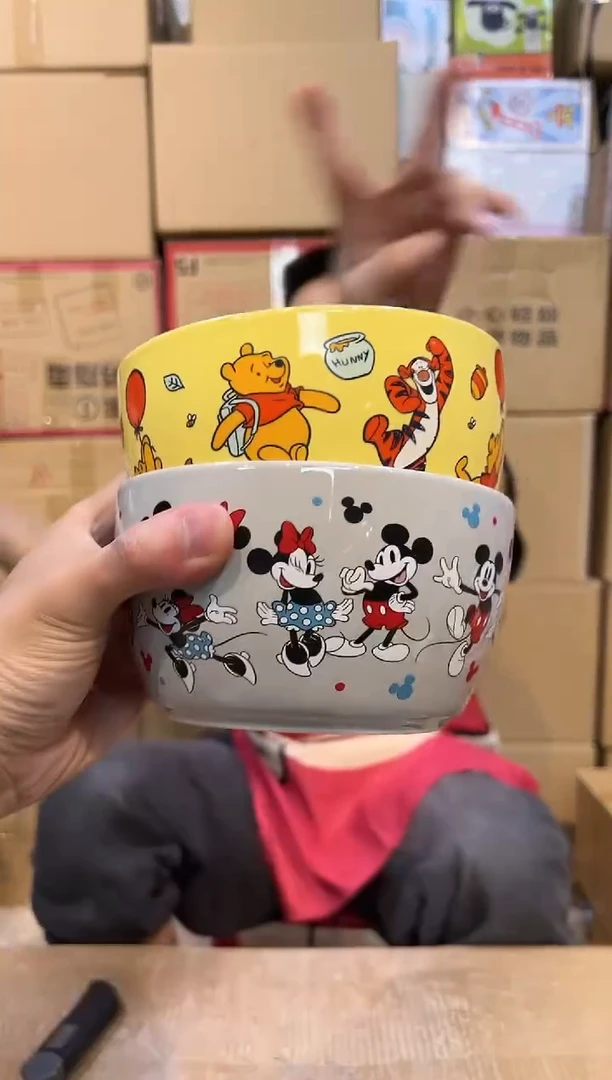 【闪购商品】杯陶瓷米奇大碗加维尼大碗