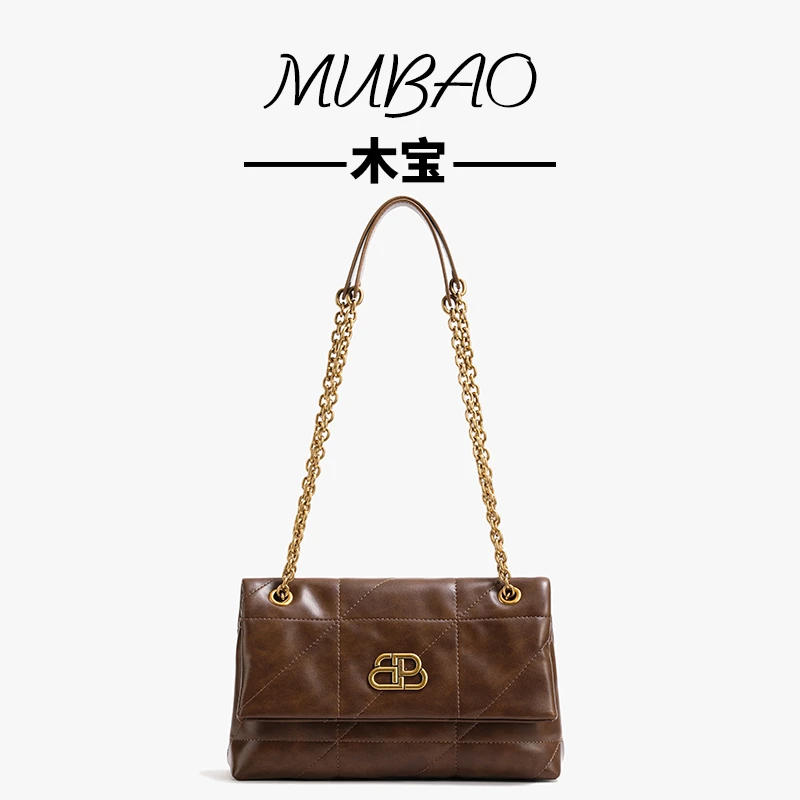 【寰球品牌】时尚百搭轻奢休闲潮流女士小众单肩斜挎包1011
