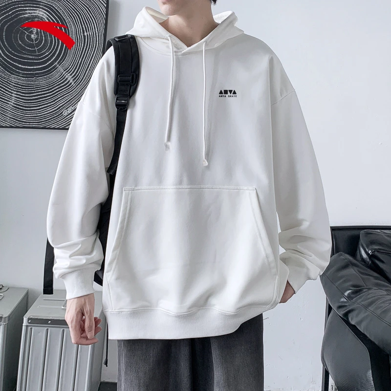 ANTA/安踏连帽卫衣2024春款宽松运动休闲户外正品外套上衣男女款
