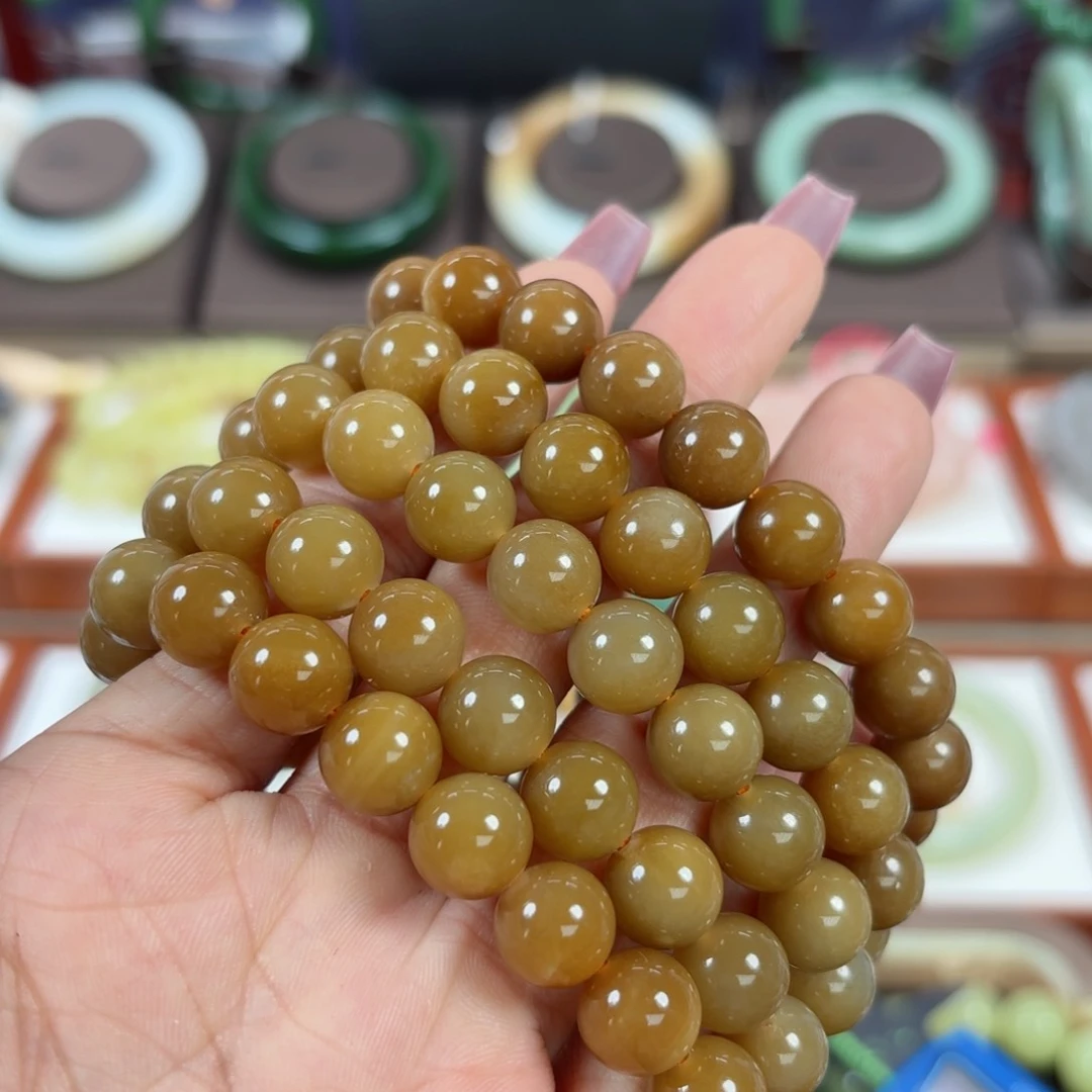 和田玉手链拍一发一多样性未镶嵌