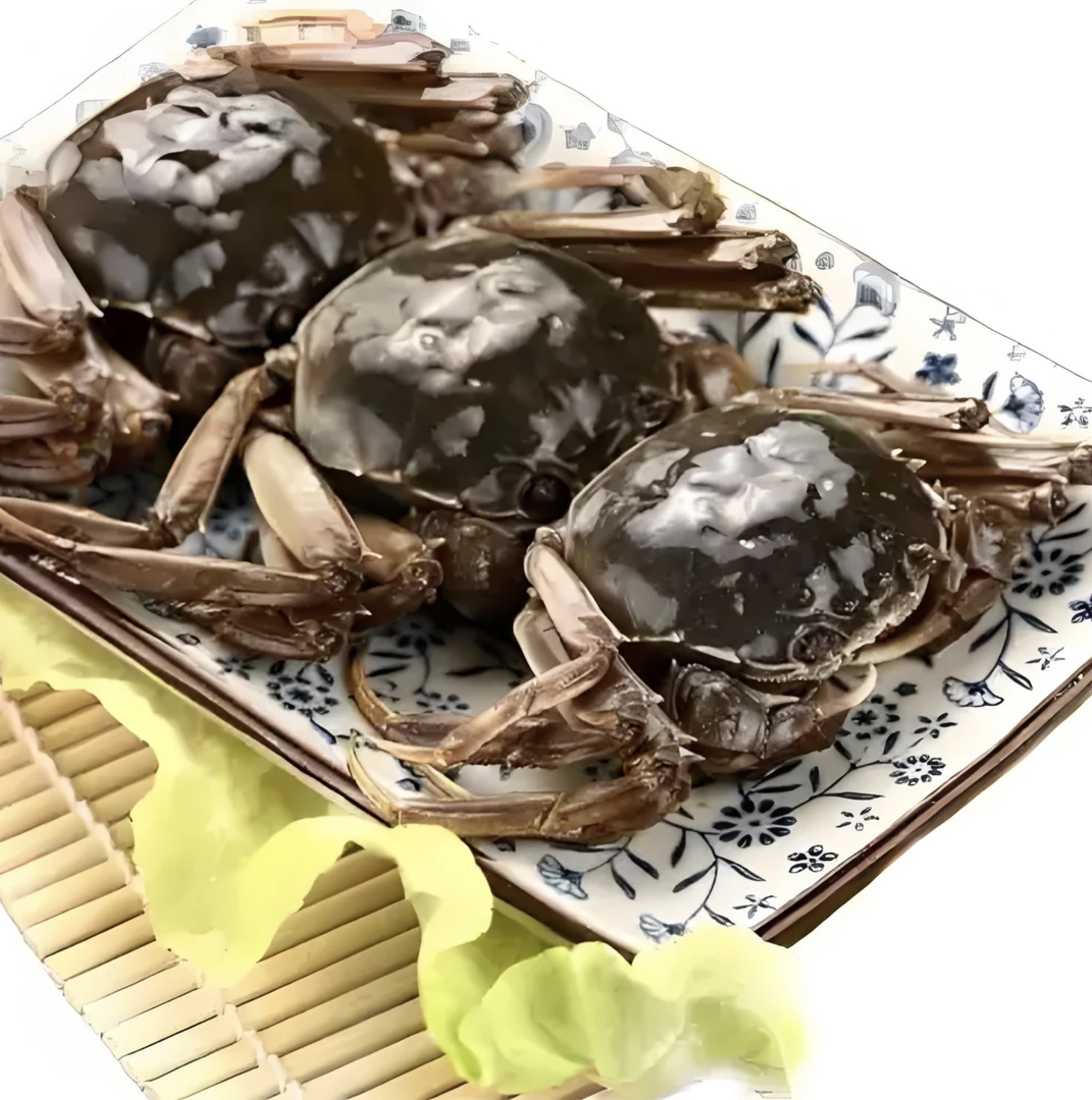 2两母蟹一只，嘎嘎香
