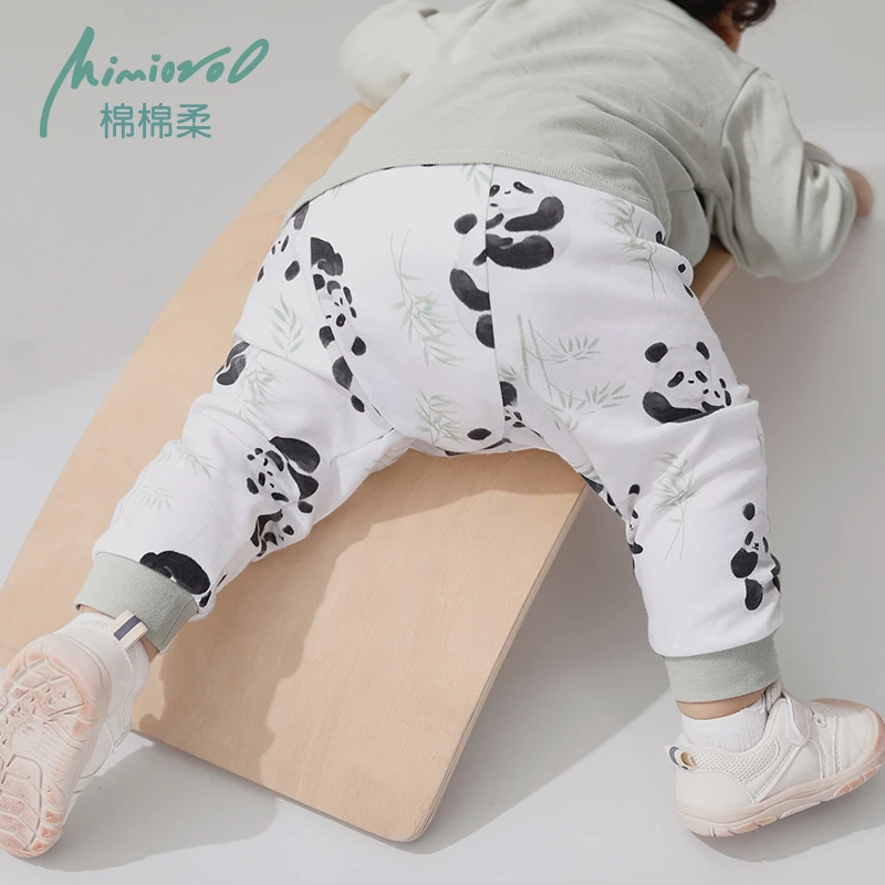 宝宝大PP裤婴儿裤子春秋款纯棉儿童屁屁裤外穿秋裤秋冬婴幼儿长裤