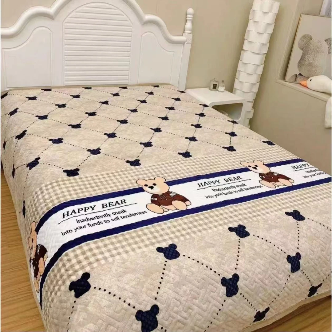 2024加绒款秋冬床盖加厚加密大床榻榻米柔软舒适亲肤可铺可盖床盖