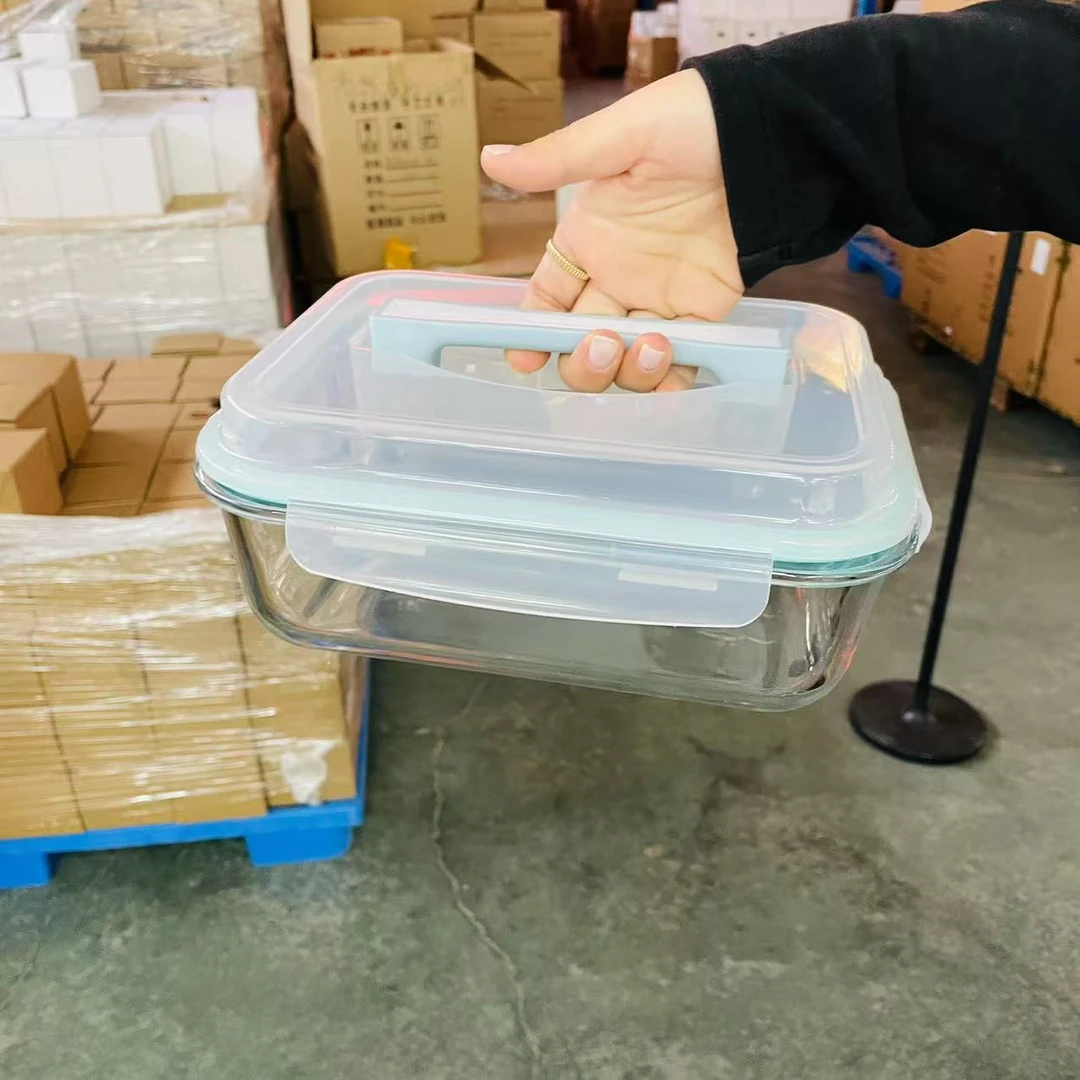 超大容量大方手提保鲜盒2200ml