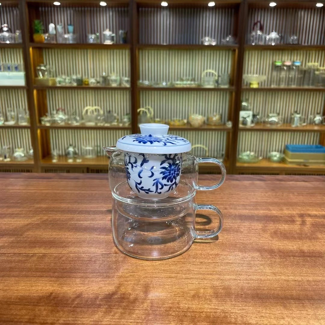 手绘陶瓷内胆茶壶套装