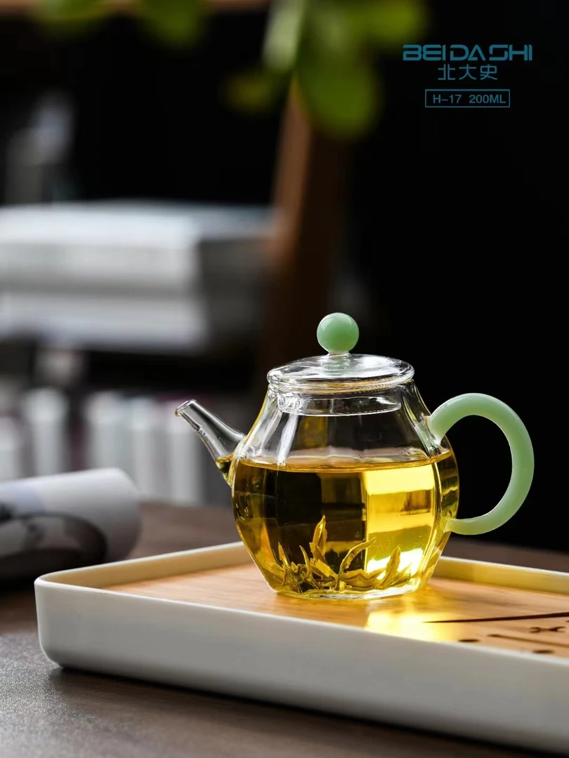 北大史H-17绿玉玲珑壶泡茶壶200ml