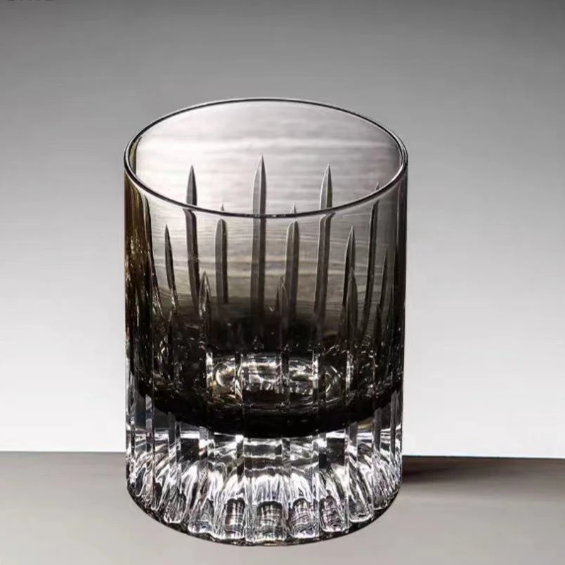 出口黑晶闪光洋酒杯果汁杯