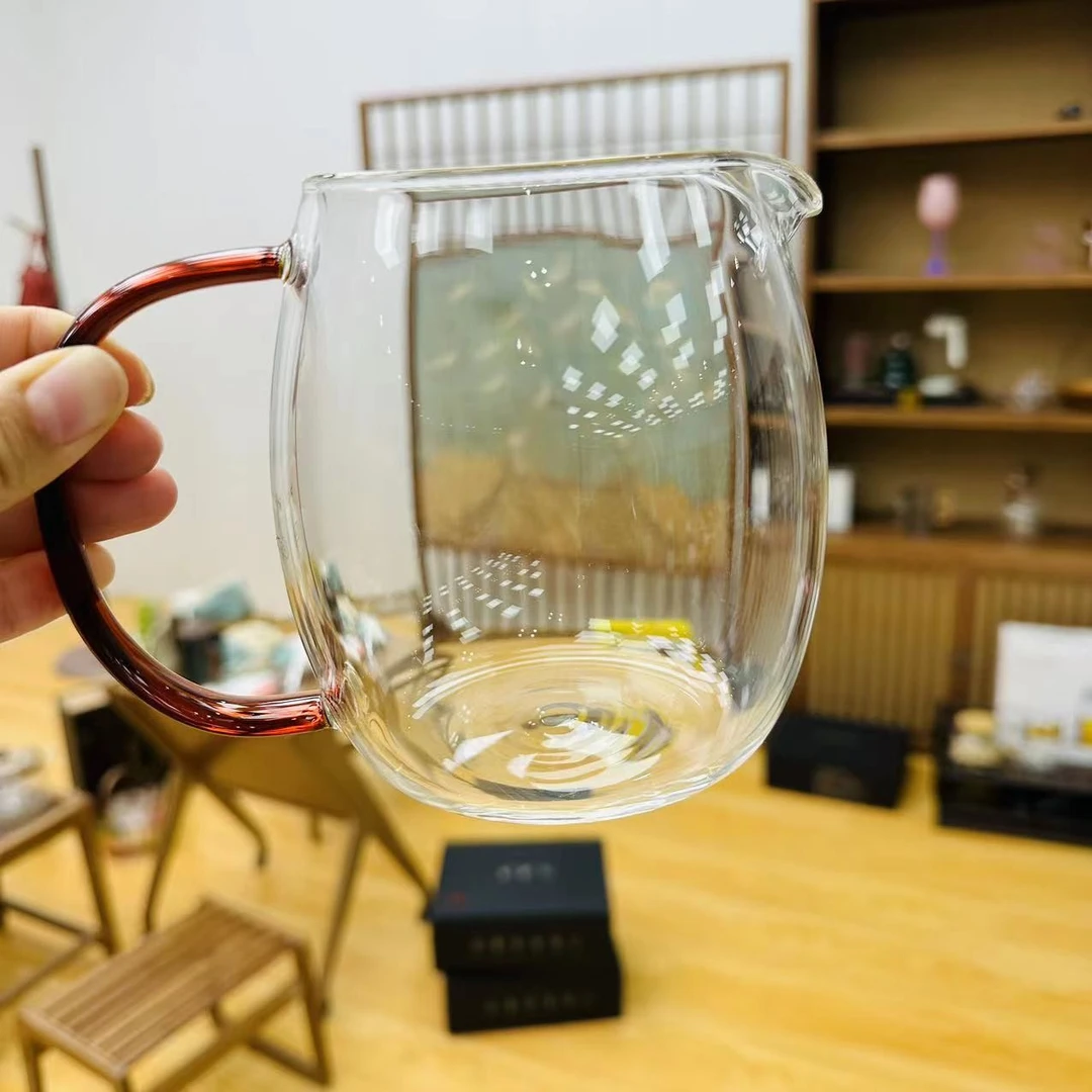 琥珀把手大企鹅公道杯分茶杯850ml