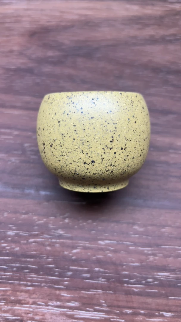 《罗汉杯》黄龙山原矿早期金黄段料全手工制作