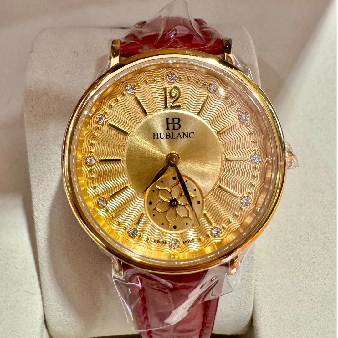 女士金表黄金足金999石英机芯防水潮流奢华气质女款经典单表时尚