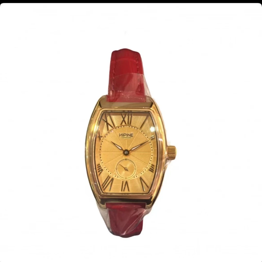 【2024新款上市】方形金表黄金女士腕表高端进口瑞士石英机芯手表