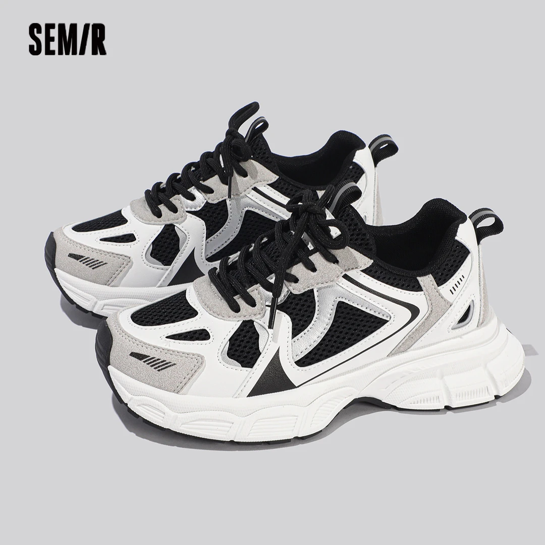 【小云阿玲专享】Semir/女鞋2023新款百搭运动老爹鞋休闲增高女鞋