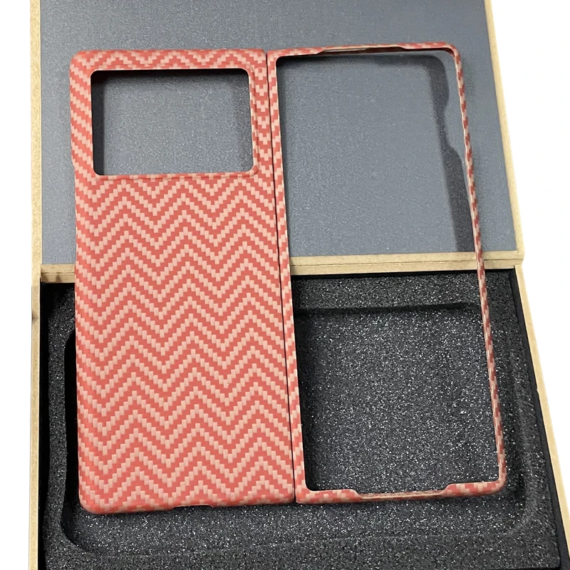 适用vivoxfold凯夫拉折叠屏fold+保护套碳纤维轻薄防摔手机壳全包