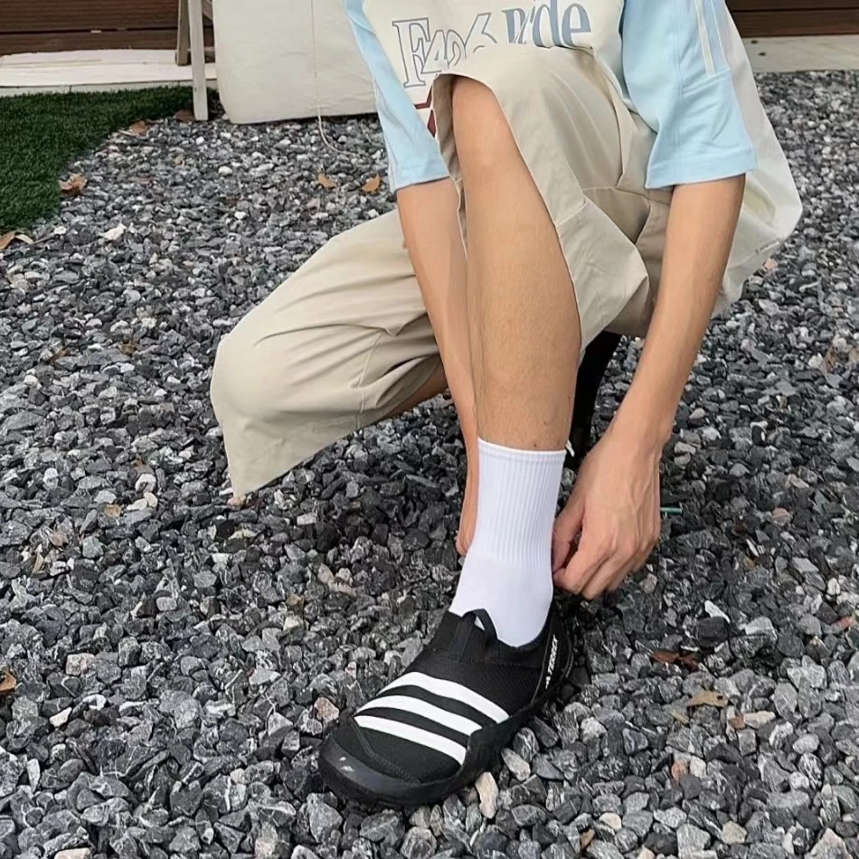 ADIDAS阿迪达斯正品夏季防滑舒适一脚蹬涉水男士户外鞋HP8648运动