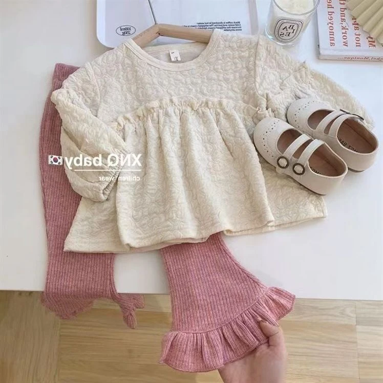 女童秋季新款套装洋气长袖上衣休闲裤女宝宝时尚两件套