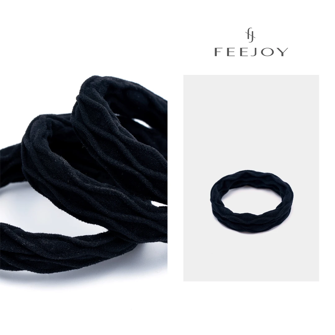 2025新款高弹力发绳纯色简约耐用头绳