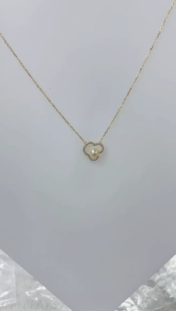 【闪购商品】海水珍珠DA银S925镶嵌xl  c626  套链5