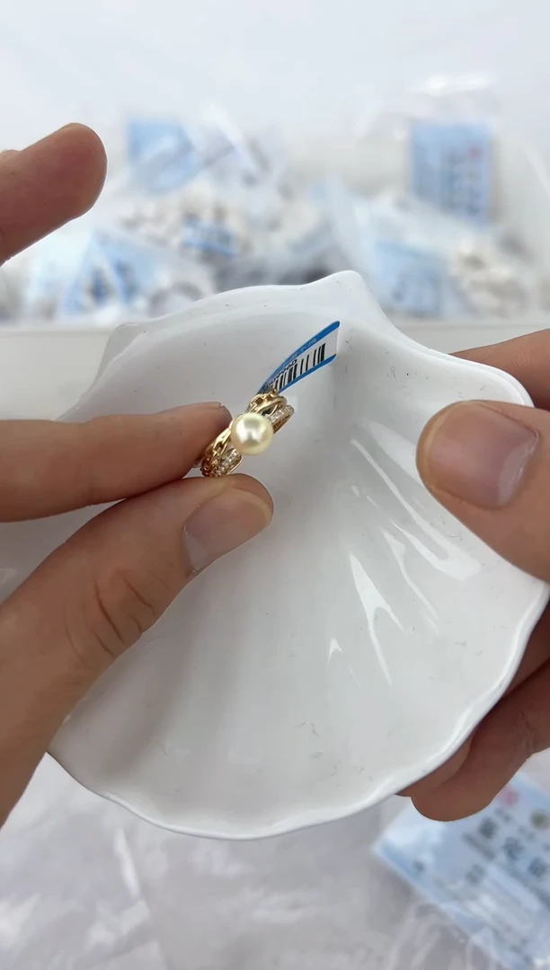 【闪购商品】海水珍珠DA银S925镶嵌ZZ  c966 戒指