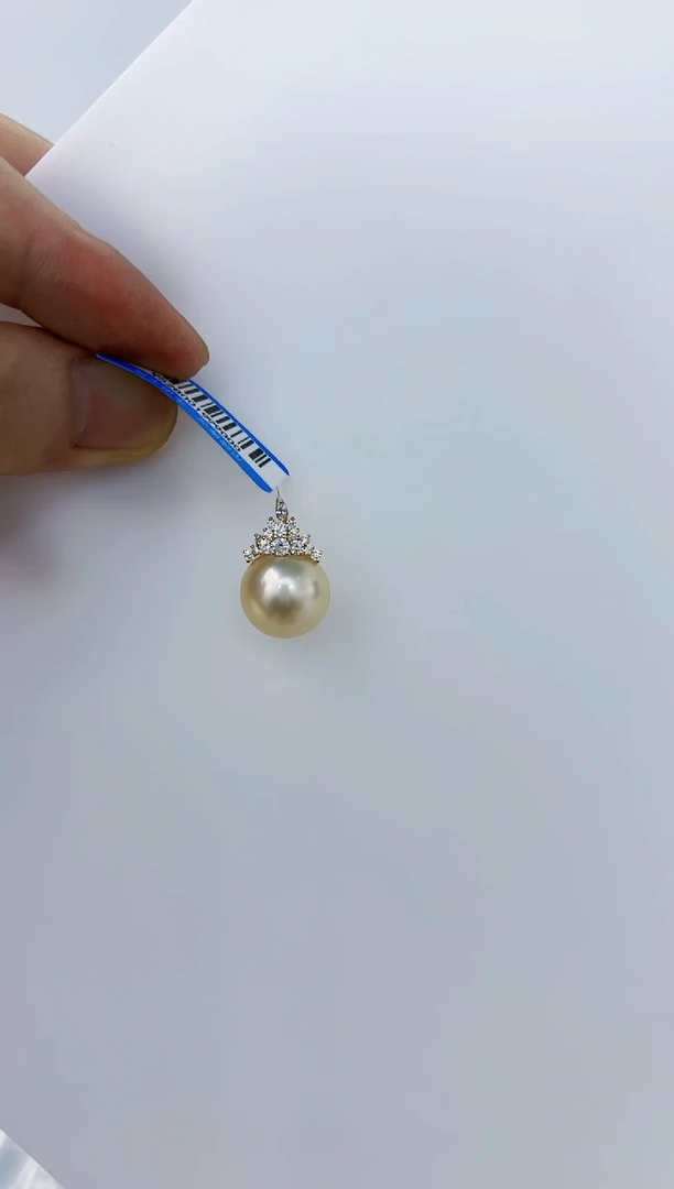 【闪购商品】海水珍珠DA18K金镶嵌xl  v528  吊坠