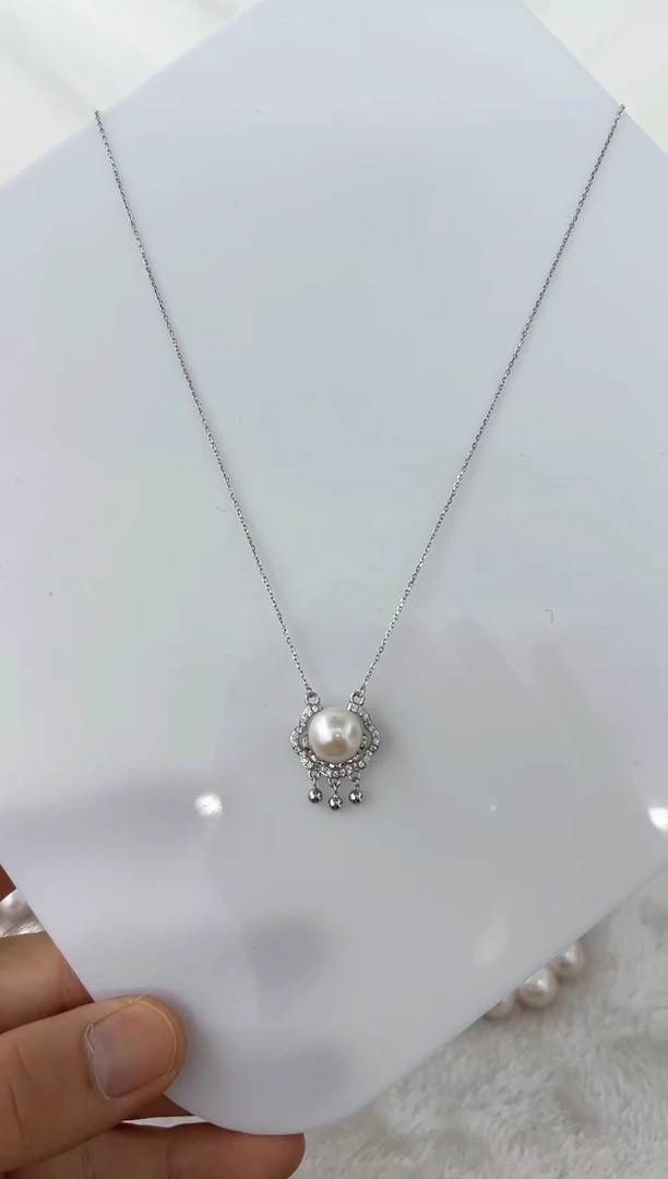【闪购商品】淡水珍珠DA银S925镶嵌ZZ b463 吊坠