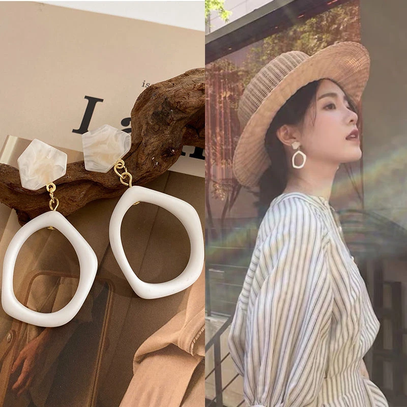 合金耳饰 耳夹无耳洞耳钉高级感耳环女复古港风设计感小众百搭