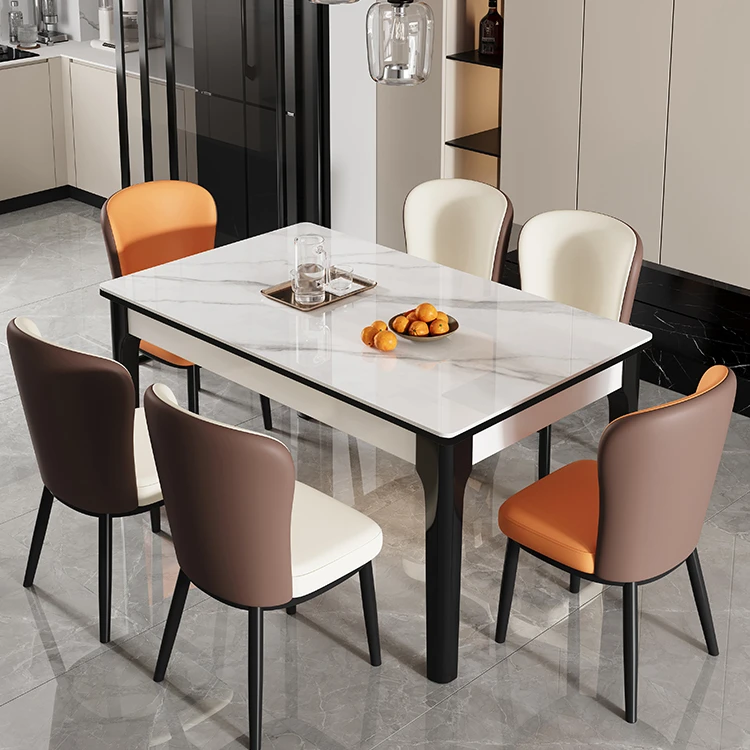 长方形饭桌子组合小户型实木桌子餐桌椅