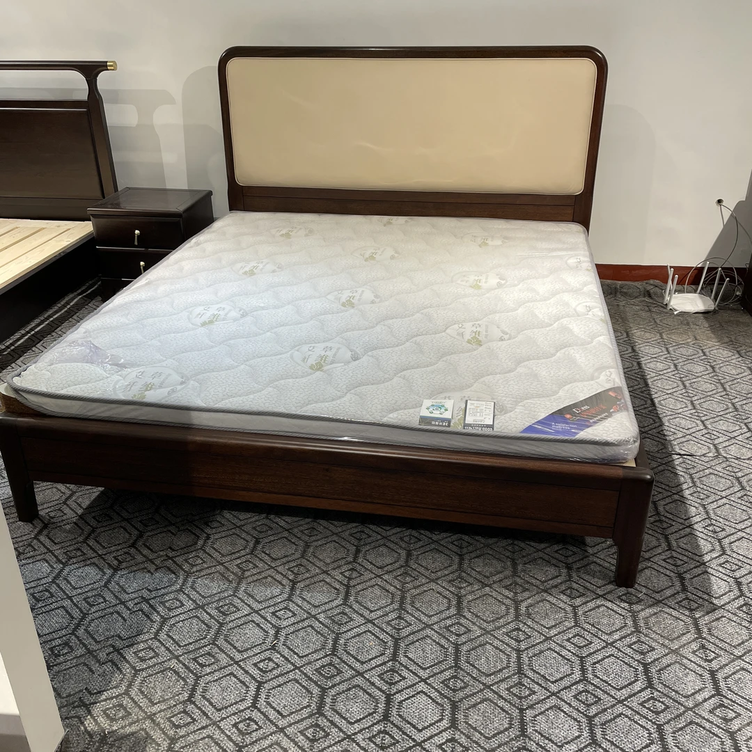 宏邦实木809#黑檀木床客厅中式大床双人床主卧家用