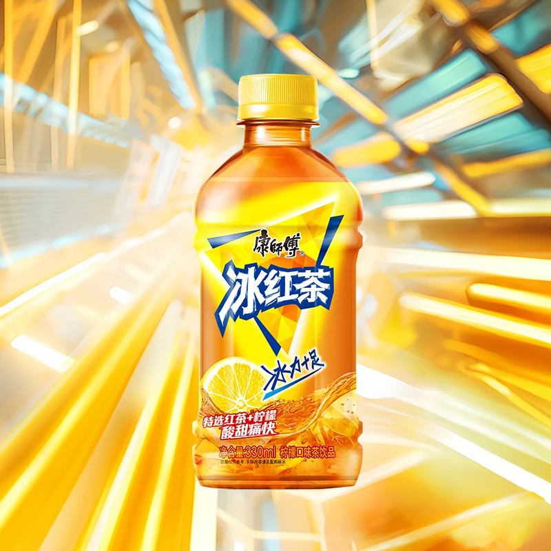 康师傅 冰红茶 330ml*6瓶装茶饮料聚餐出游夏日必备
