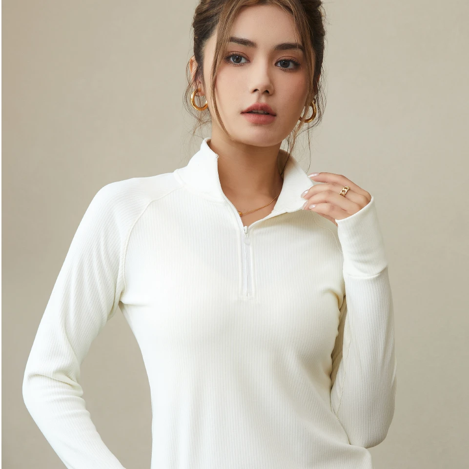 秋冬新款长袖休闲立领打底衫HZ-A07