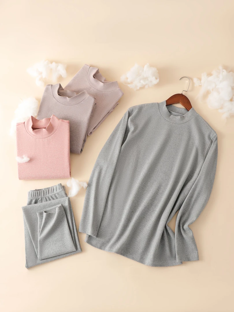 GOFORTH/不知男士劳斯莱斯95棉中领内衣套装保暖打底百搭46158C