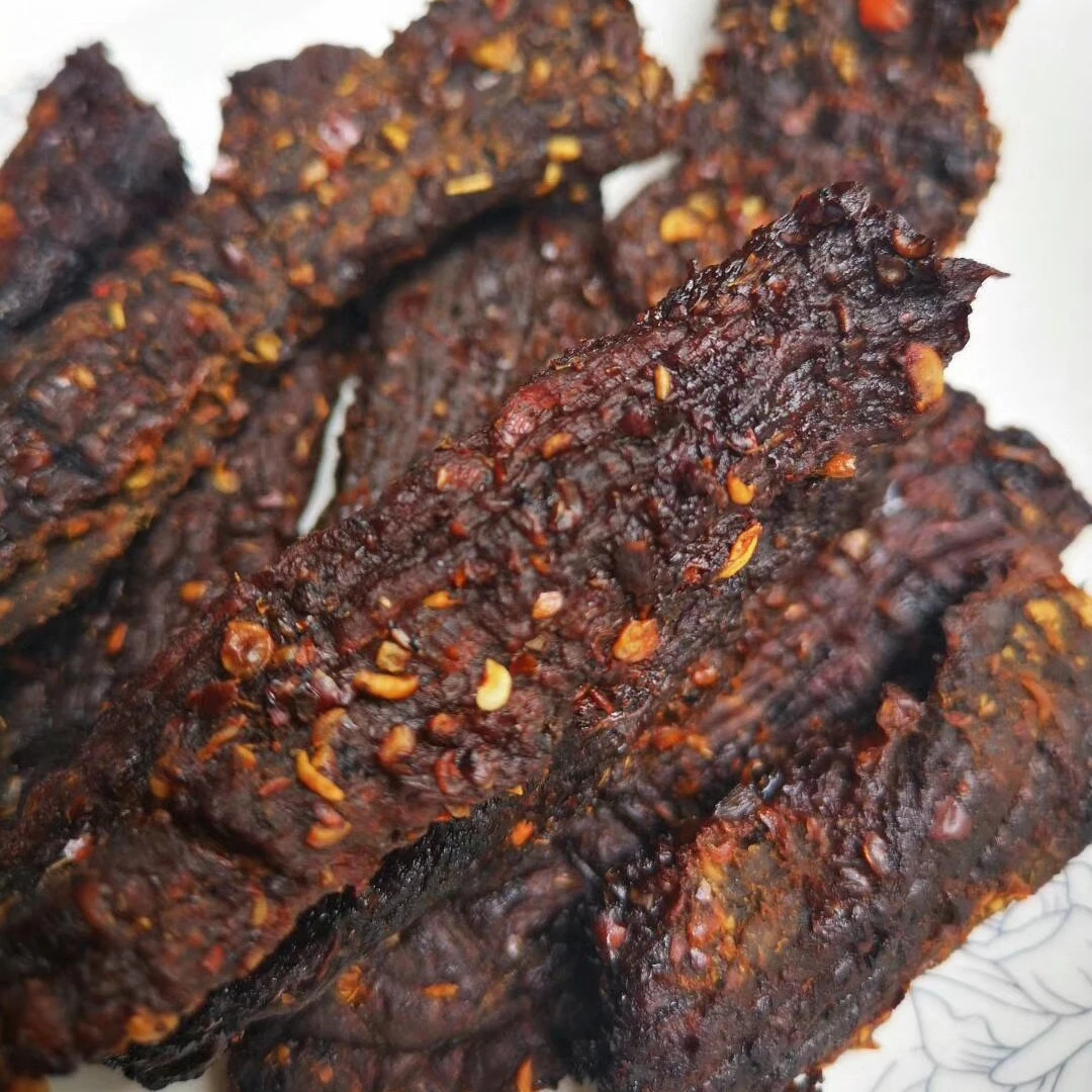 火烧炭烤小黄牛干巴阿秀姐(缘秀村)每包80克开袋即食