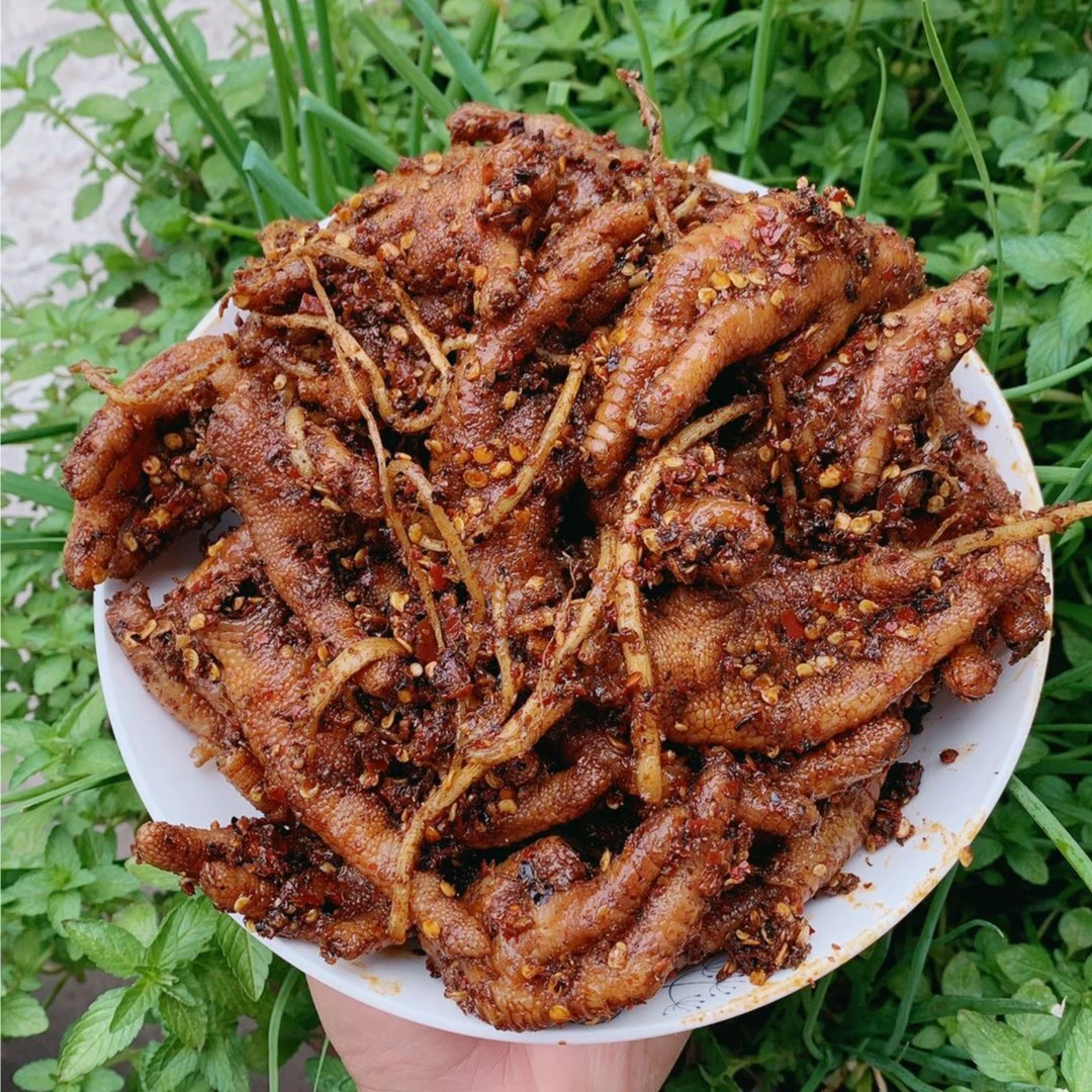 阿秀姐（缘秀村）特辣佤味鸡脚顺丰空运550克一瓶外地