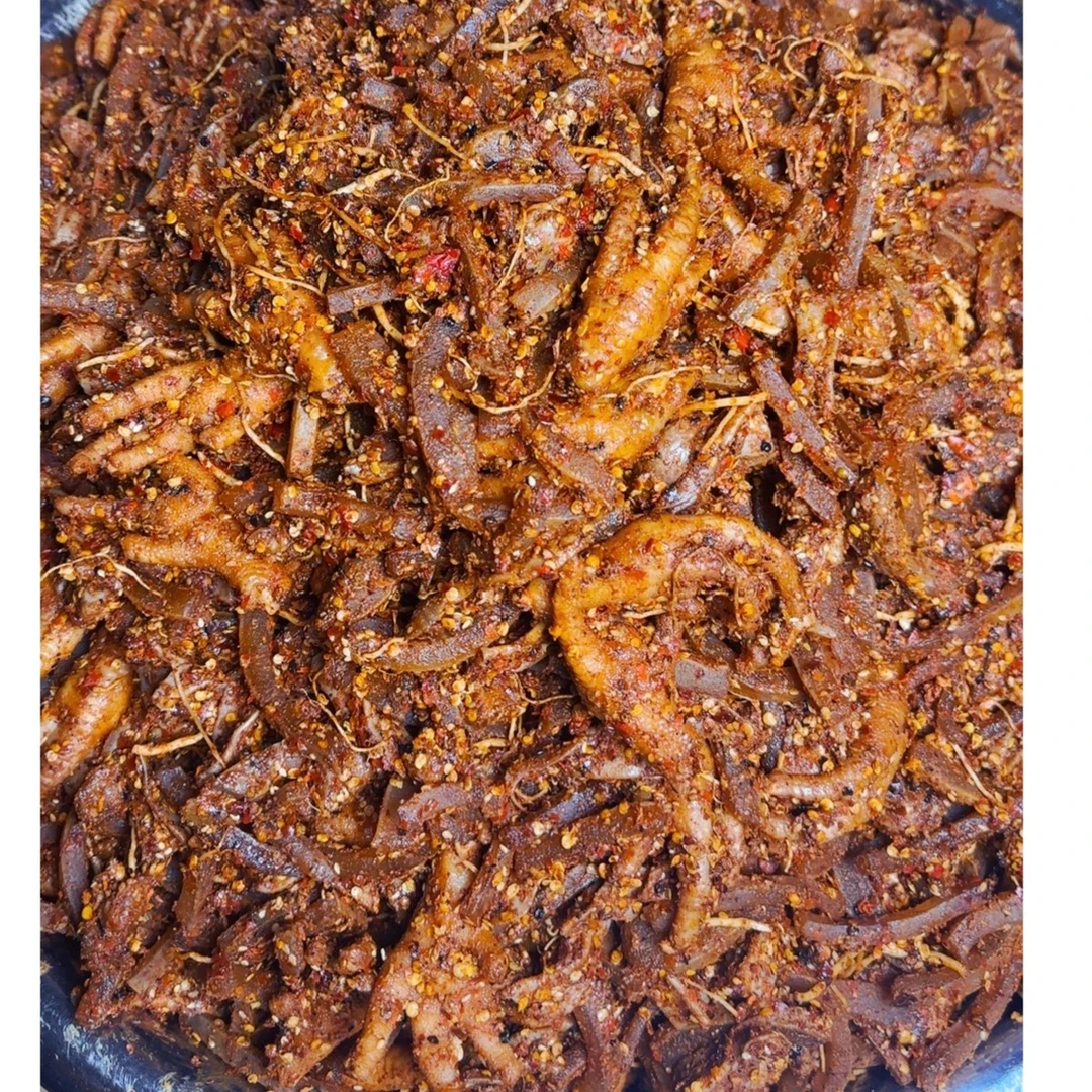 顺丰空运佤味大扎汇阿秀姐麻辣500克牛皮鸡脚三角骨鸡脚筋鸡珍
