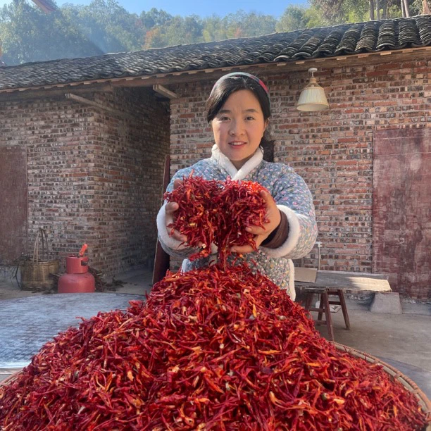 农家自晒红辣 椒干辣椒皮1/250g