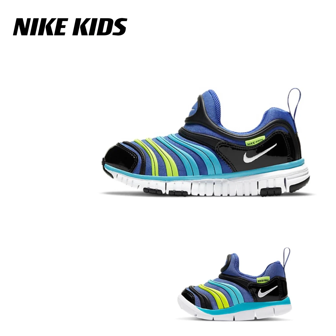 NIKE耐克童鞋男童女童毛毛虫跑步鞋休闲运动一脚蹬四季款343938