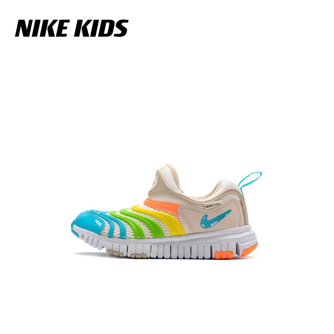 Nike耐克正品舒适中大童男女童毛毛虫一脚蹬运动休闲跑步鞋FN8910