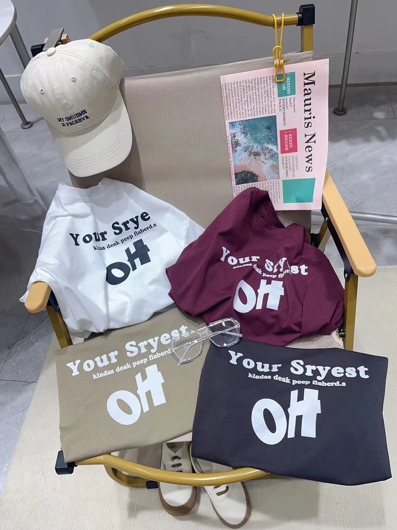 童装儿童夏季韩版洋气时尚百搭潮流宽松圆领短袖T恤 886261