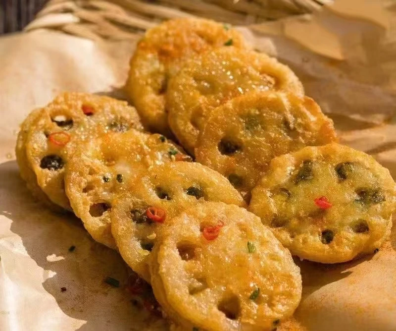 【文味来簰洲湾丸子推荐】油炸藕夹（1斤，2斤）顺丰包邮