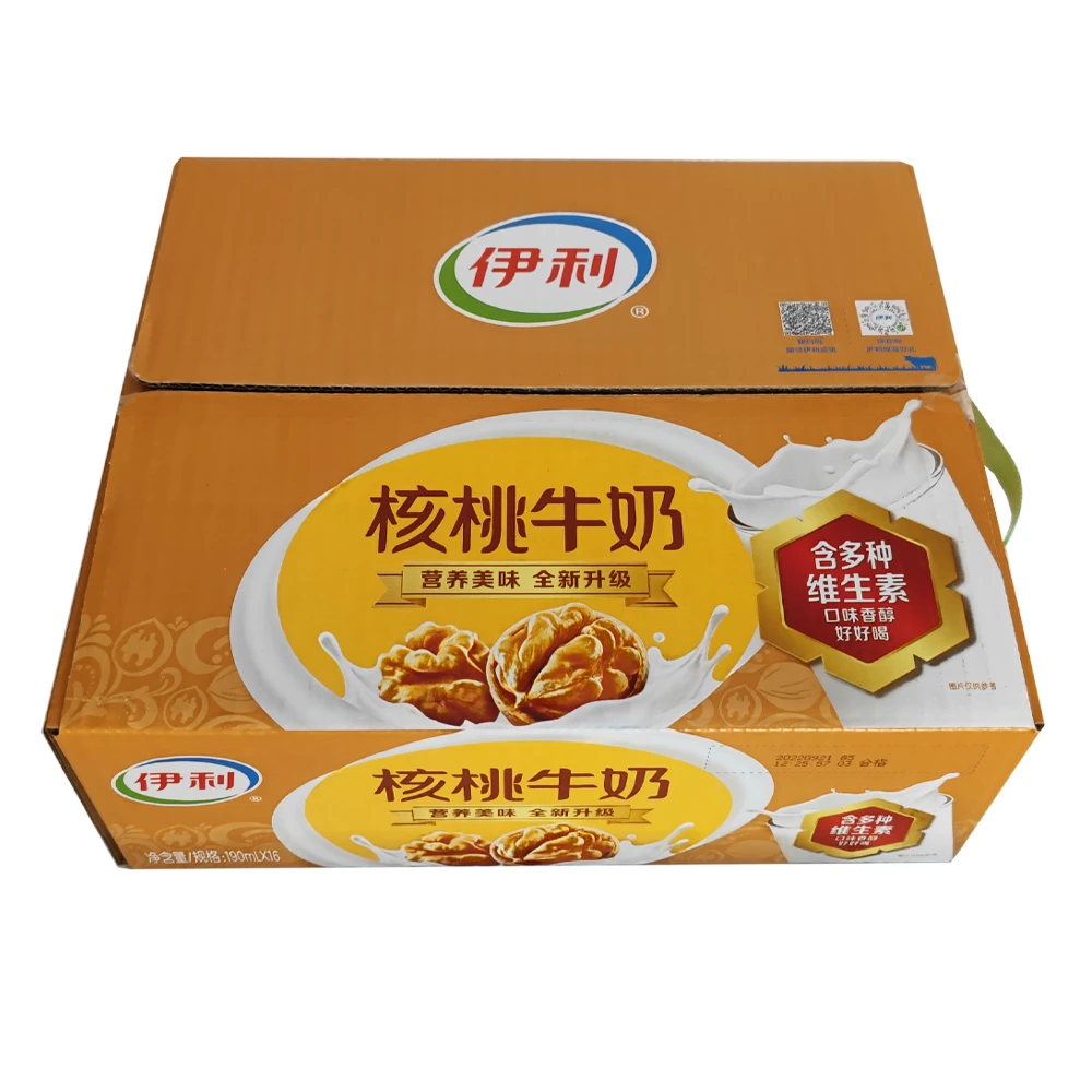 伊利核桃牛奶190ml*16袋整箱纸袋装核桃奶上班族学生党早餐奶推荐