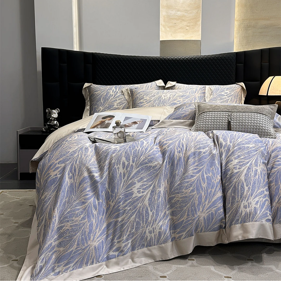 【qeeboo】章余哥-【明月】天丝棉被套床单款四件套