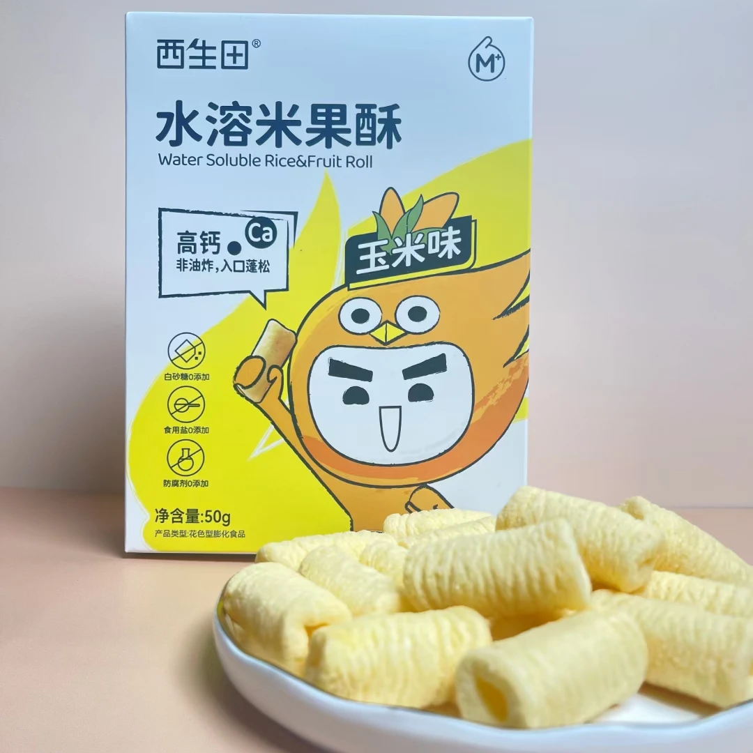 (慢慢专属)西生田水溶性米果酥玉米味50克